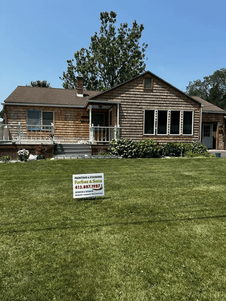 forbes sons painting exterior painting house before